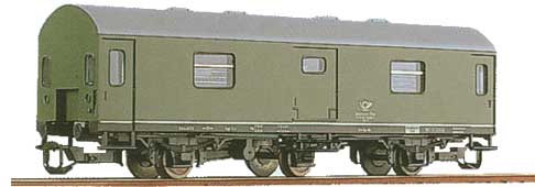 3-axle rebuild mail car of East German post admin. (without whit<br /><a href='images/pictures/Tillig/13462.jpg' target='_blank'>Full size image</a>